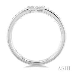 ASHI Pear Shape Double Row East-West Lovebright Diamond Fashion Ring 375N6PPTGWG-PR