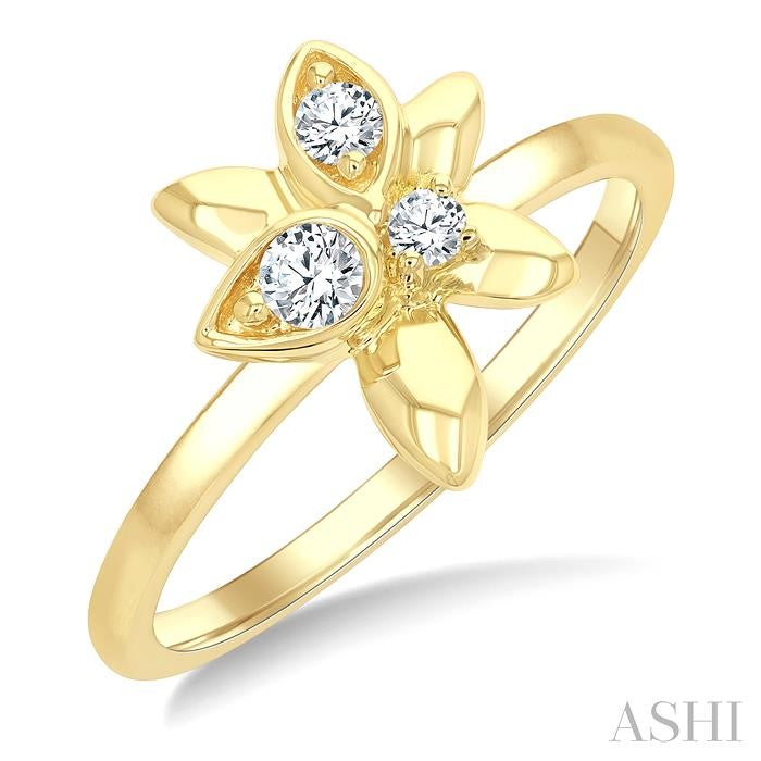 ASHI Starlit Petals Diamond Fashion Ring 375X8PPTGYG