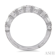ASHI Stackable Baguette Diamond Wedding Band 37643PPFVWG