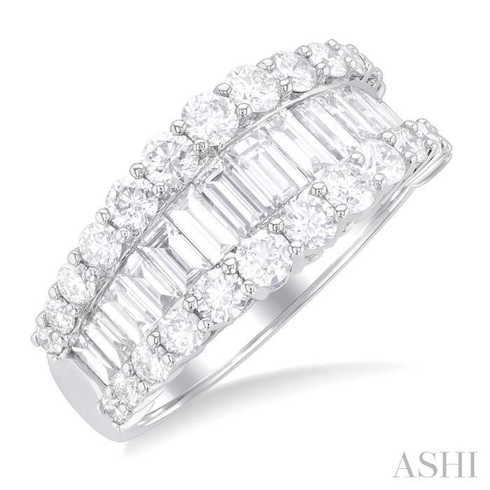 ASHI Baguette Diamond Fashion Band 376E0PPFGWG-2.40