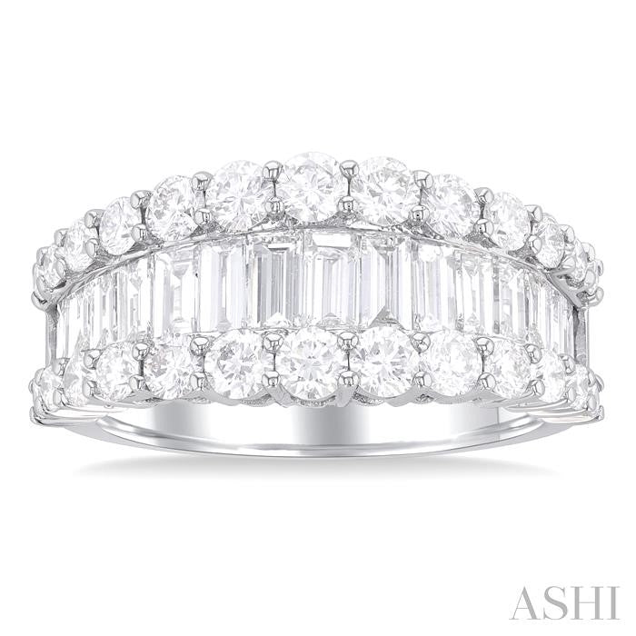 ASHI Baguette Diamond Fashion Band 376E0PPFGWG-2.40