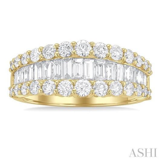 ASHI Baguette Diamond Fashion Band 376E0PPFGYG-1.60