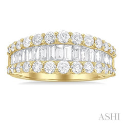 ASHI Baguette Diamond Fashion Band 376E0PPFGYG-1.60