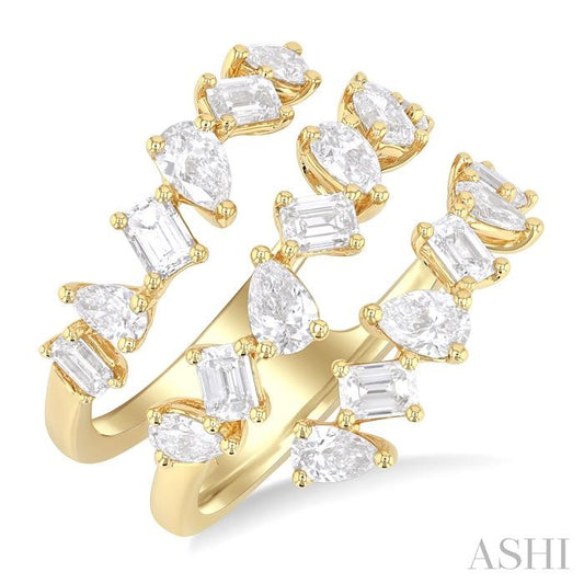 ASHI Mixed Shape Diamond Fashion Ring 376L0PPFGYG-2.35