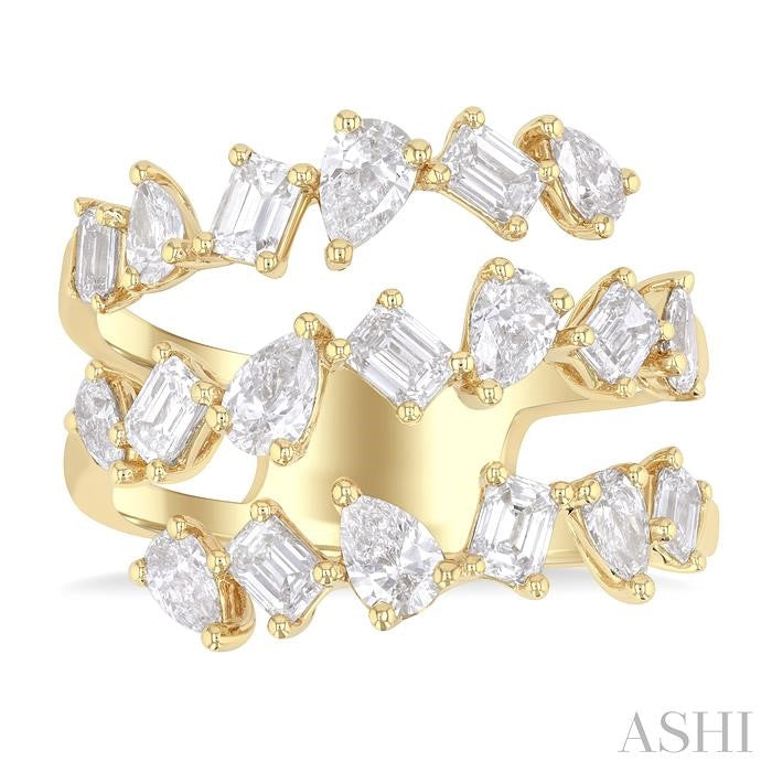 ASHI Mixed Shape Diamond Fashion Ring 376L0PPFGYG-2.35