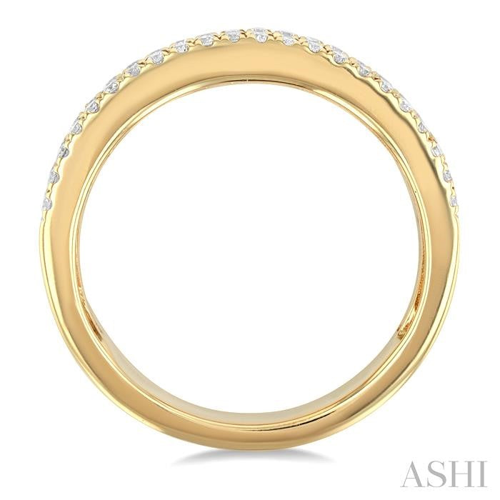 ASHI Oval Shape Diamond Fashion Band 377E3PPFGYG-OV