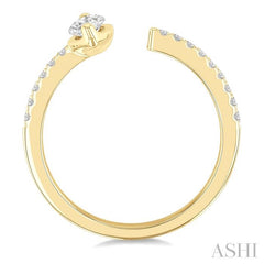 ASHI Marquise Shape Diamond Fashion Open Ring 377F4PPFGYG-MQ