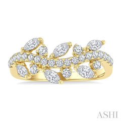 ASHI Diamond Fashion Band 377G2PPFGYG
