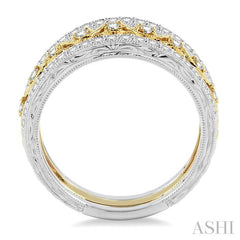 ASHI Stackable Diamond Band Set 37823PPFVWY-BS