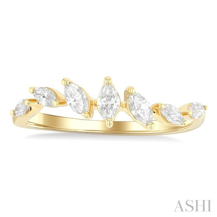 ASHI Marquise Shape Scatter Diamond Fashion Band 378K5PPFGYG