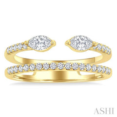 ASHI Marquise Shape Diamond Layered Fashion Ring 378L3PPFGYG