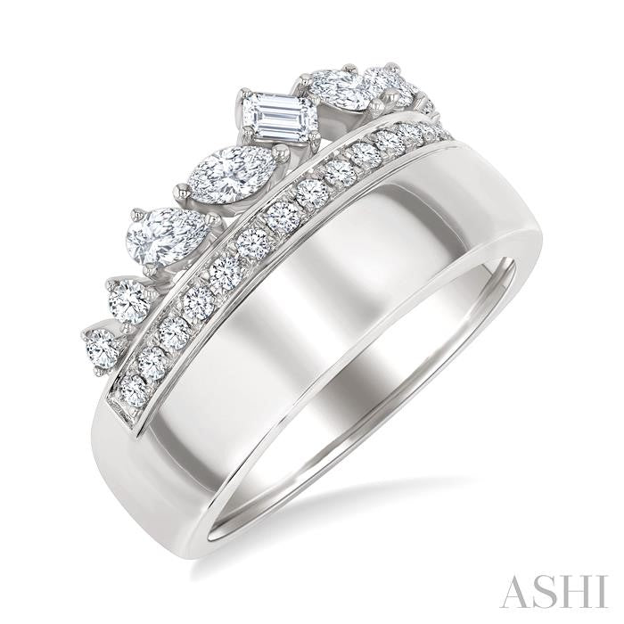 ASHI Mixed Shape Diamond Fashion Ring 378V2PPFGWG