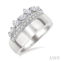 ASHI Mixed Shape Diamond Fashion Ring 378V2PPFGWG