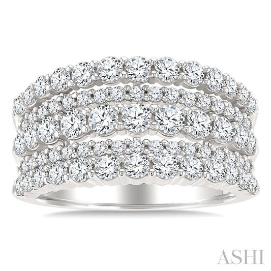 ASHI Bold Diamond Fashion Band 379W0PPFGWG-1.75