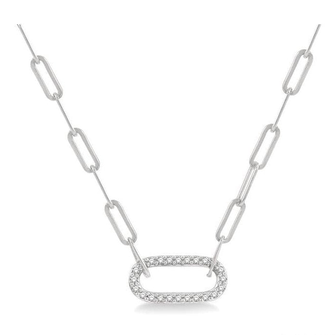 Parkplace Jewelers Paper Clip Diamond Fashion Pendant 998GQPPFHNKWG