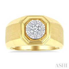 ASHI Men's Lovebright Diamond Ring 382A3PPTGYW