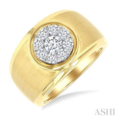 ASHI Men's Lovebright Diamond Ring 382B1PPTGYW