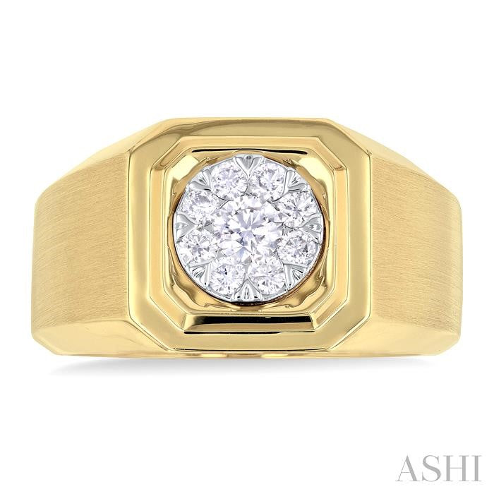 ASHI Men's Lovebright Diamond Ring 384A3PPTGYW