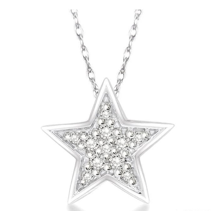 Parkplace Jewelers Star Diamond Fashion Pendant 98398PPTSPDWG