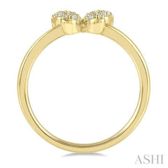 ASHI Stackable Butterfly Petite Diamond Fashion Ring 386A8PPTSYG