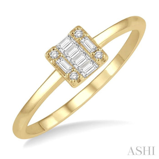 ASHI Stackable Fusion Petite Diamond Fashion Ring 386C8PPTGYG