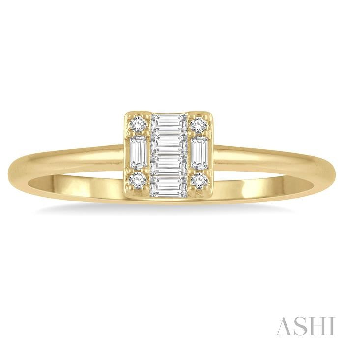 ASHI Stackable Fusion Petite Diamond Fashion Ring 386C8PPTGYG