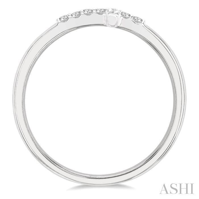 ASHI Stackable Sideway Cross Petite Diamond Fashion Ring 386K8PPTSWG