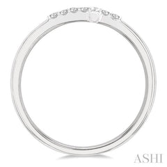 ASHI Stackable Sideway Cross Petite Diamond Fashion Ring 386K8PPTSWG