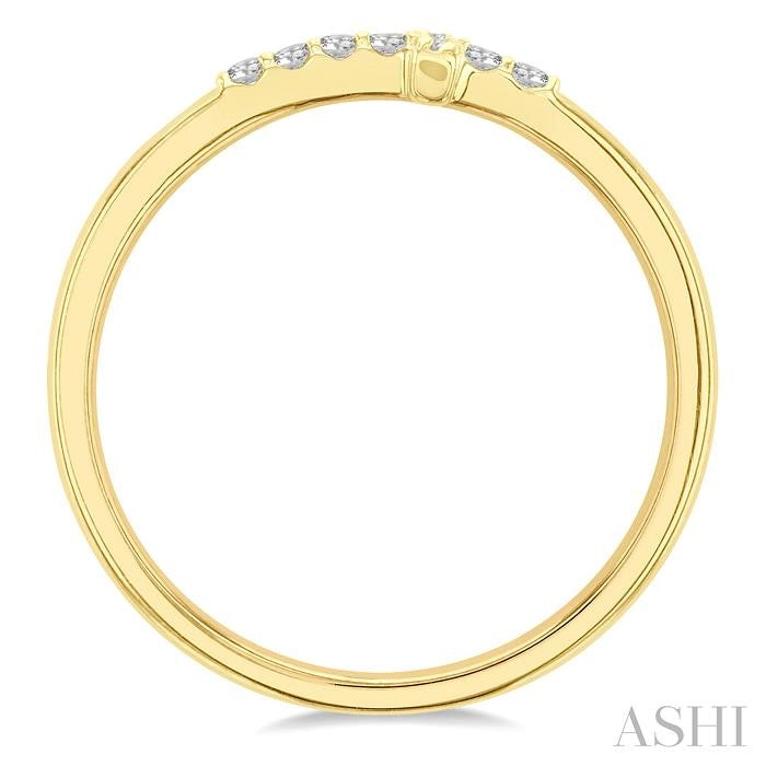 ASHI Stackable Sideway Cross Petite Diamond Fashion Ring 386K8PPTSYG