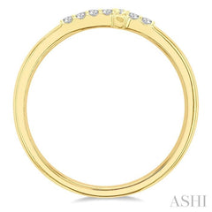 ASHI Stackable Sideway Cross Petite Diamond Fashion Ring 386K8PPTSYG