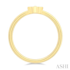 ASHI Petite Clover Diamond Fashion Ring 386P8PPTGYG