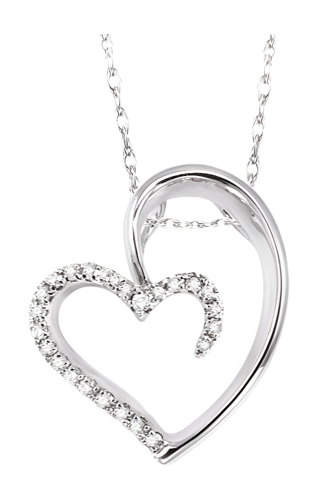 Parkplace Jewelers Heart Shape Diamond Fashion Pendant 93688PPFXPDWG