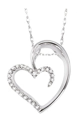 Parkplace Jewelers Heart Shape Diamond Fashion Pendant 93688PPFXPDWG