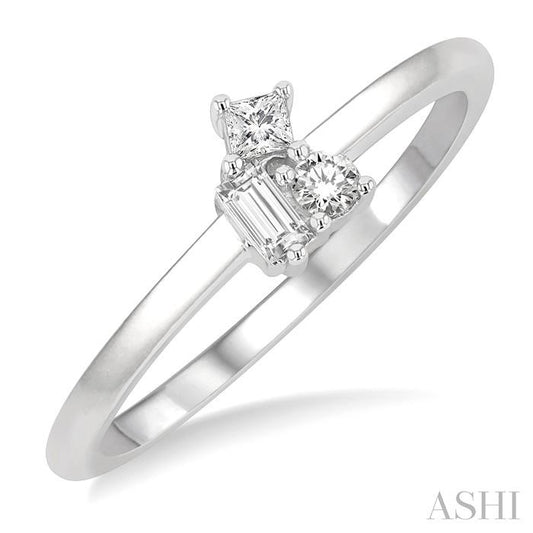 ASHI Scatter Petite Baguette Diamond Fashion Ring 388J8PPTGWG