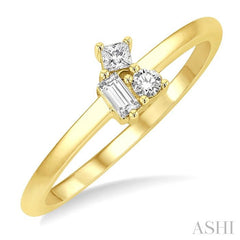 ASHI Scatter Petite Baguette Diamond Fashion Ring 388J8PPTGYG