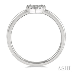 ASHI Stackable Heart Shape Petite Diamond Fashion Ring 389A8PPFSWG