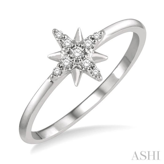 ASHI Stackable Star Petite Diamond Fashion Ring 389D9PPTSWG