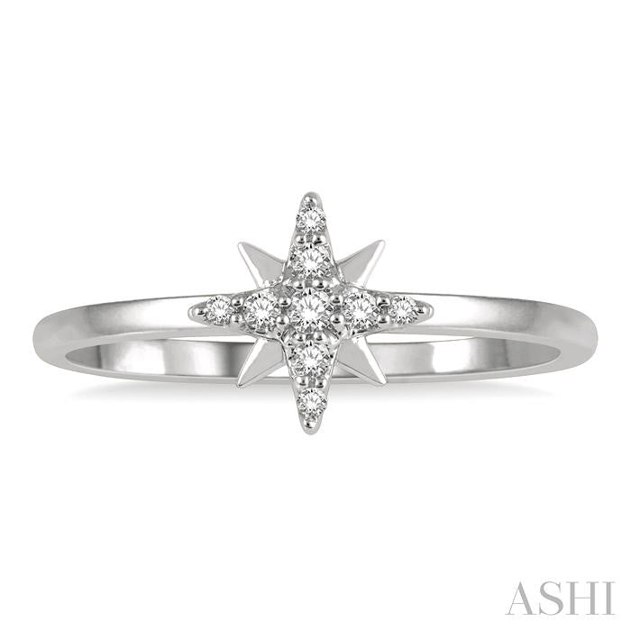 ASHI Stackable Star Petite Diamond Fashion Ring 389D9PPTSWG