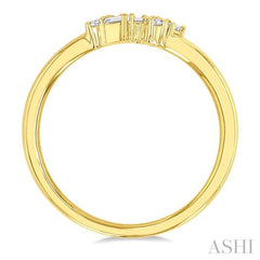 ASHI Scatter Petite Baguette Diamond Fashion Ring 389J8PPFHYG