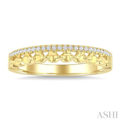 ASHI Petite Diamond Fashion Band 389N8PPTSYG