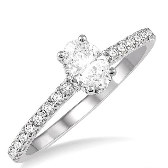 Parkplace Jewelers Oval Shape Diamond Engagement Ring 259J3PPFHWG-LE-OV