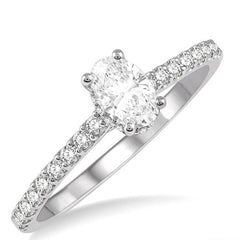 Parkplace Jewelers Oval Shape Diamond Engagement Ring 259J3PPFHWG-LE-OV