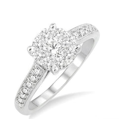 Parkplace Jewelers Round Shape Lovebright Essential Diamond Engagement Ring 19302PPFGWG-LE