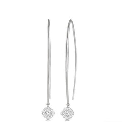 Parkplace Jewelers Cushion Shape Lovebright Essential Diamond Earrings 925A5PPFHERWG