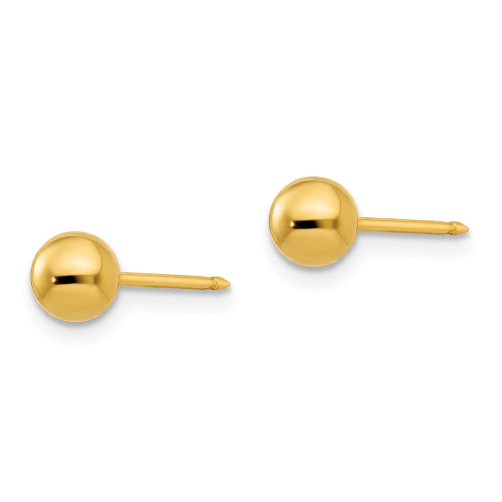 3E Inverness 14k 5mm Ball Post Earrings
