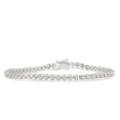 Parkplace Jewelers Illusion Diamond Tennis Bracelet 70251PPTGWG