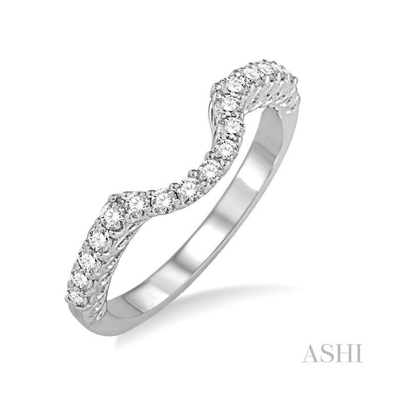ASHI Diamond Wedding Band 22775PPFVWG-WB