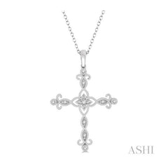 ASHI Cross Diamond Fashion Pendant 95908PPTXPDWG