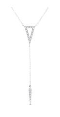 Parkplace Jewelers Triangle Spike Diamond Y Necklace 99440PPTSNKWG