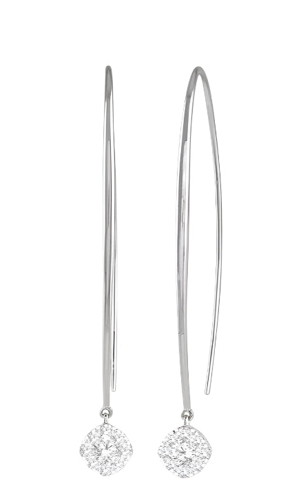 Parkplace Jewelers Cushion Shape Lovebright Essential Diamond Earrings 925A3PPFVERWG